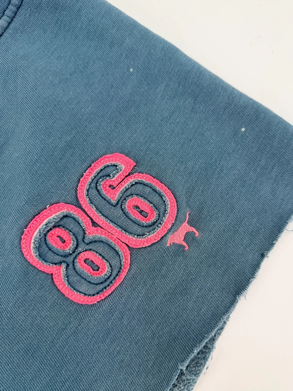 Vintage Y2K Pink Spellout Low Rise Micro Booty Shorts Medium FLAWS